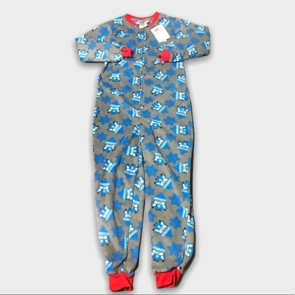 ๐NWT Despicable Me Minion Fleece One Piece - Picture 2 of 4